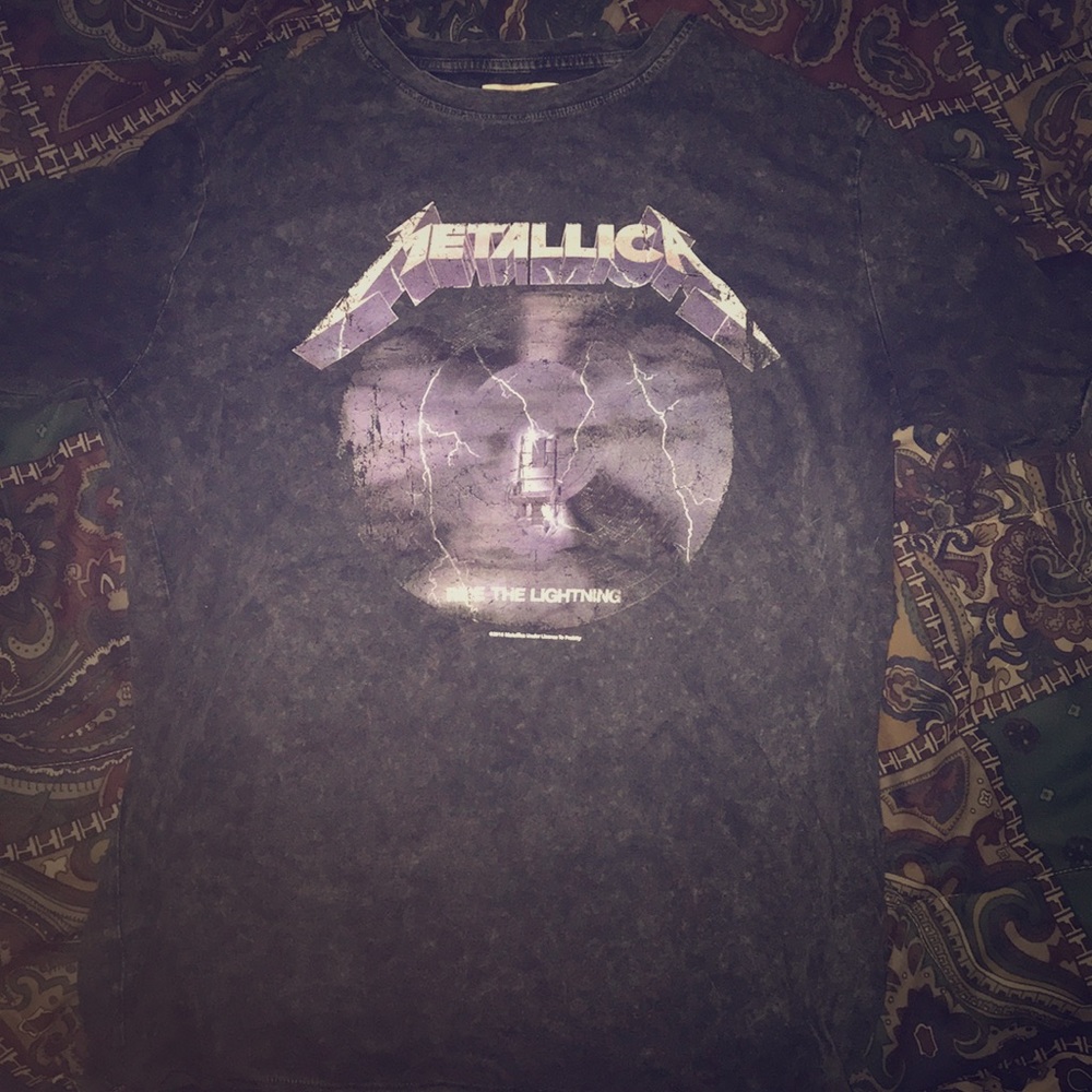 Women’s Metallica Ride The Lightning Blouse/Tee